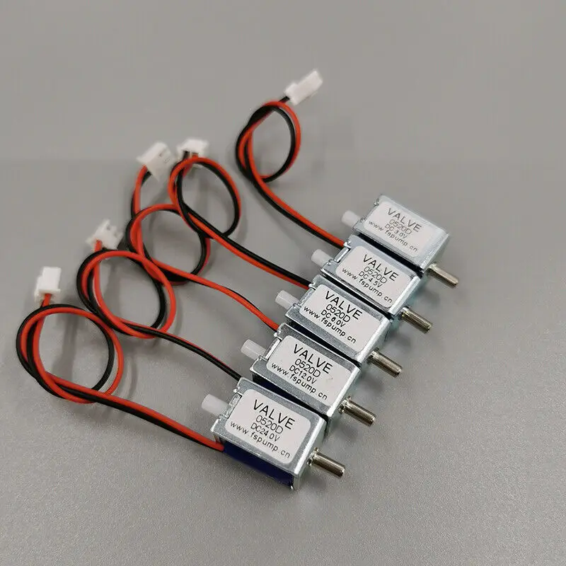 0520d mikro-elektromagnetventile,  dc 3v 4.5v 6v 12v 24v, normalerweise geschlossen (n/c), steuerventil für Gas- und luftstrom, Mini-entlüftungsventil