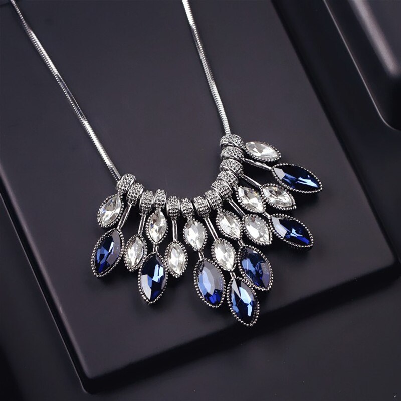 Meyfflin Collier Femme Verklaring Kettingen Crystal Maxi Ketting Voor Vrouwen Vrouwelijke Ketting Kraag Mode-sieraden