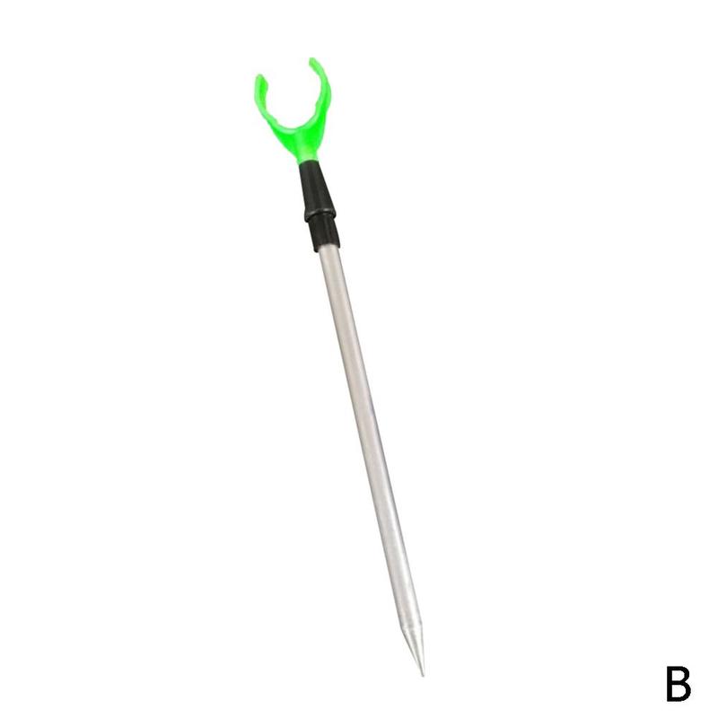 Support de canne à pêche en métal, porte-canne télescopique Ultra-court en forme de Y Simple à insérer: B