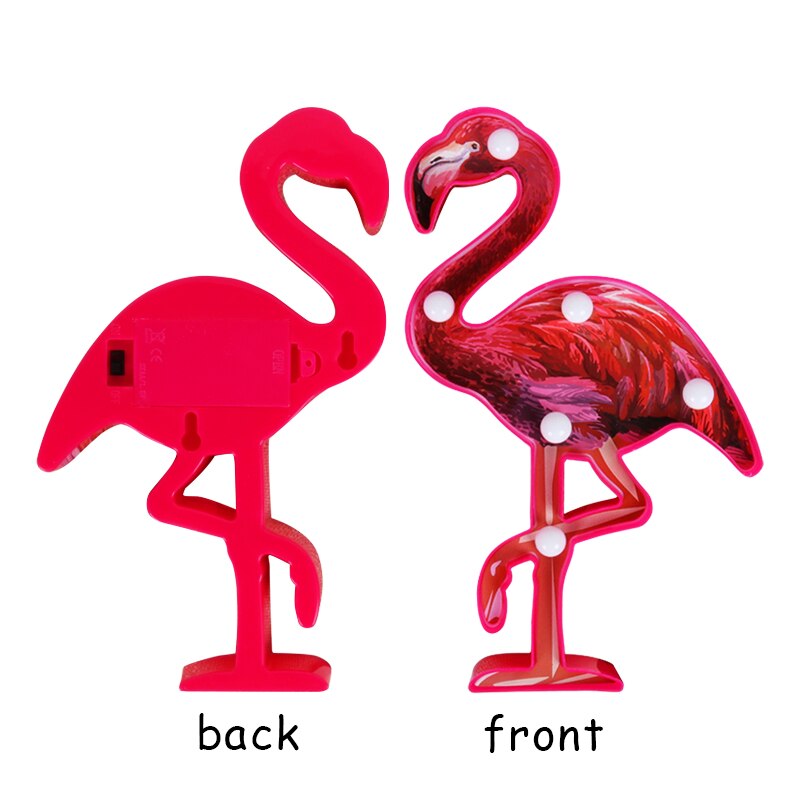 Piękny flaming 3D lampka nocna letnie dekoracje domowe na przyjęcie flaming lampa doprowadziło ślub urodziny hawaje impreza dziewczyny dekoracja sypialni