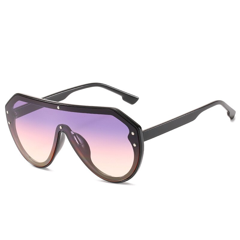 Outdoor Sunscreen sunglasses Large frame One-piece sunglasses Anti-UV 400 Cycling travel beach climbing hiking sunglasses: 03