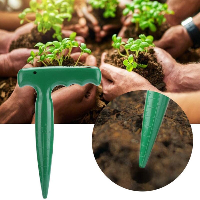 Portable Sowing Seedlings Hole Puncher Plastic Hole Puncher Gardening Flower Planting Weeding Digging Seedling Tools