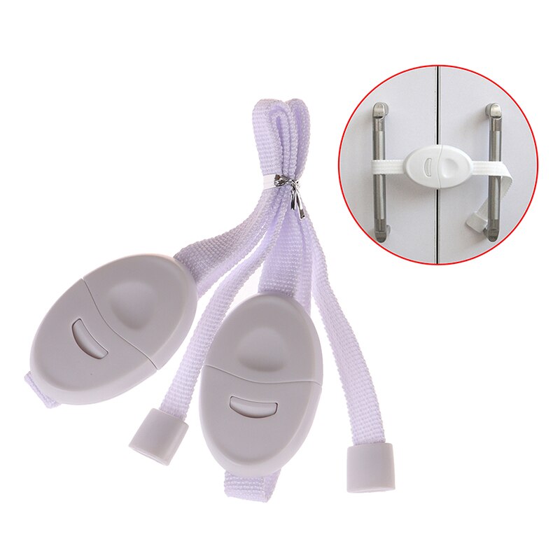 1 pair Infant Security Window Lock Door Interlocks Cabinet Door Lock for Child