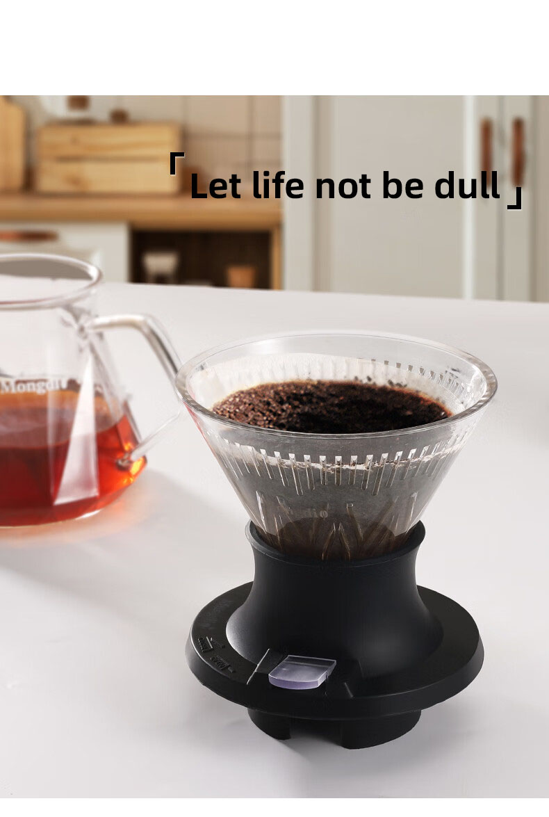 Kubek z filtrem robić kawy wielokrotnego użytku, ręcznie parzony papierowy filtr robić kawy, zanurzeniowy filtr, lejek w kształcie litery V