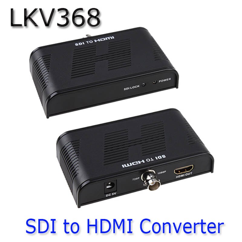 Lenkeng LKV368 SDI HD-SDI 3G-SDI to HDMI 1080P Adapter Converter Network Unlimited Extender for Monitors
