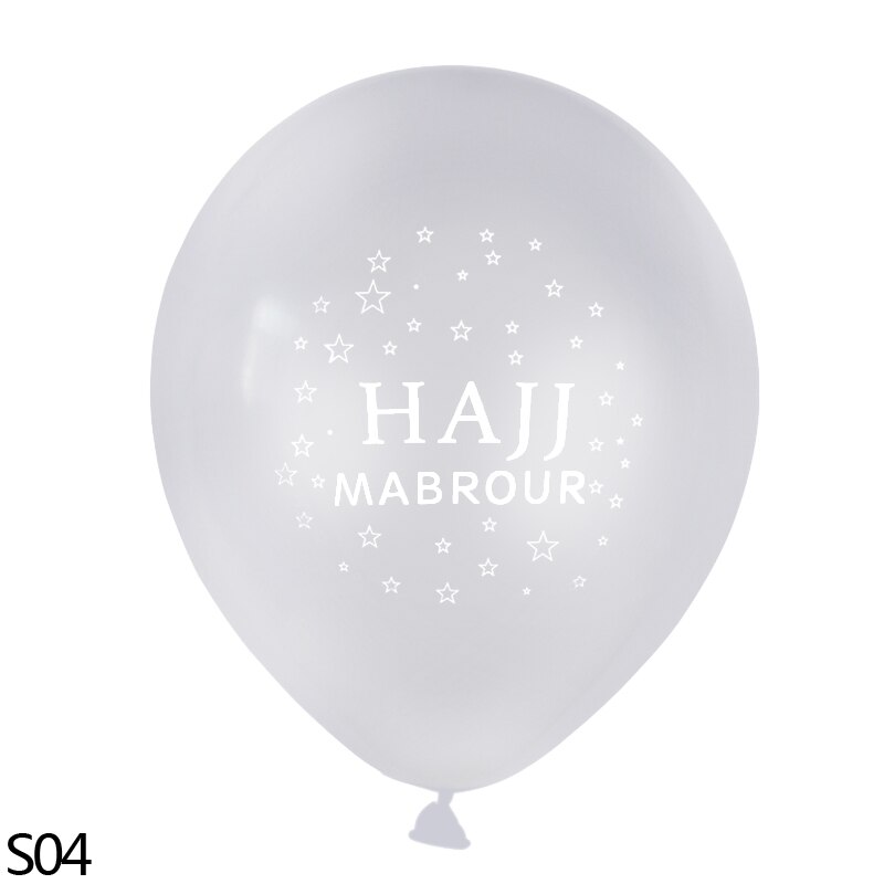 10 Stks/partij Eid Mubarak Decoratie Eid Latex Ballon Mubarak Letters Banner Ramadan Versieren Islamitische Ramadan Kareem Feestartikelen