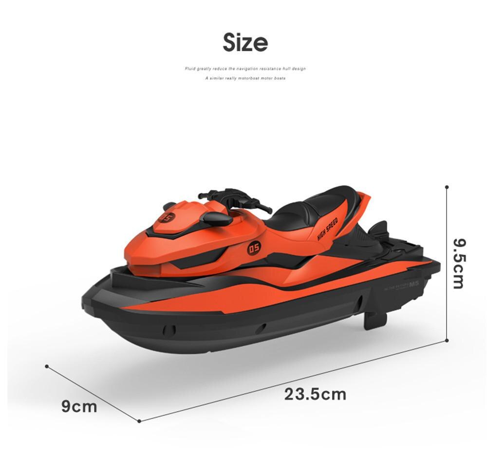 Rc Boot 2.4G Mini Afstandsbediening Rc Motor Boot Voor Water Motorboot Kinderen Toysmodel Voor Waterskiën in Zomer-50