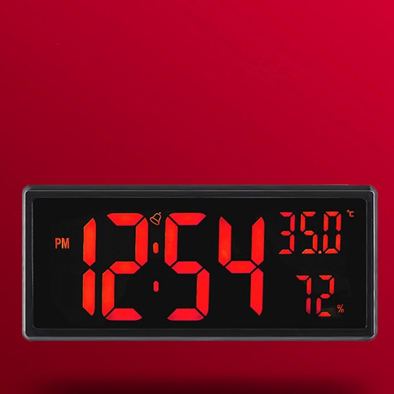LED Digital Alarm Clock Temperature Date Display Desktop Mirror Clocks Home Table Decoration Electronic Clock