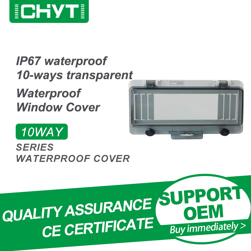 3 WAYS Circuit Breaker Transparent Waterproof Distribution Box Protect Window Cover Monitor Observation Ip67