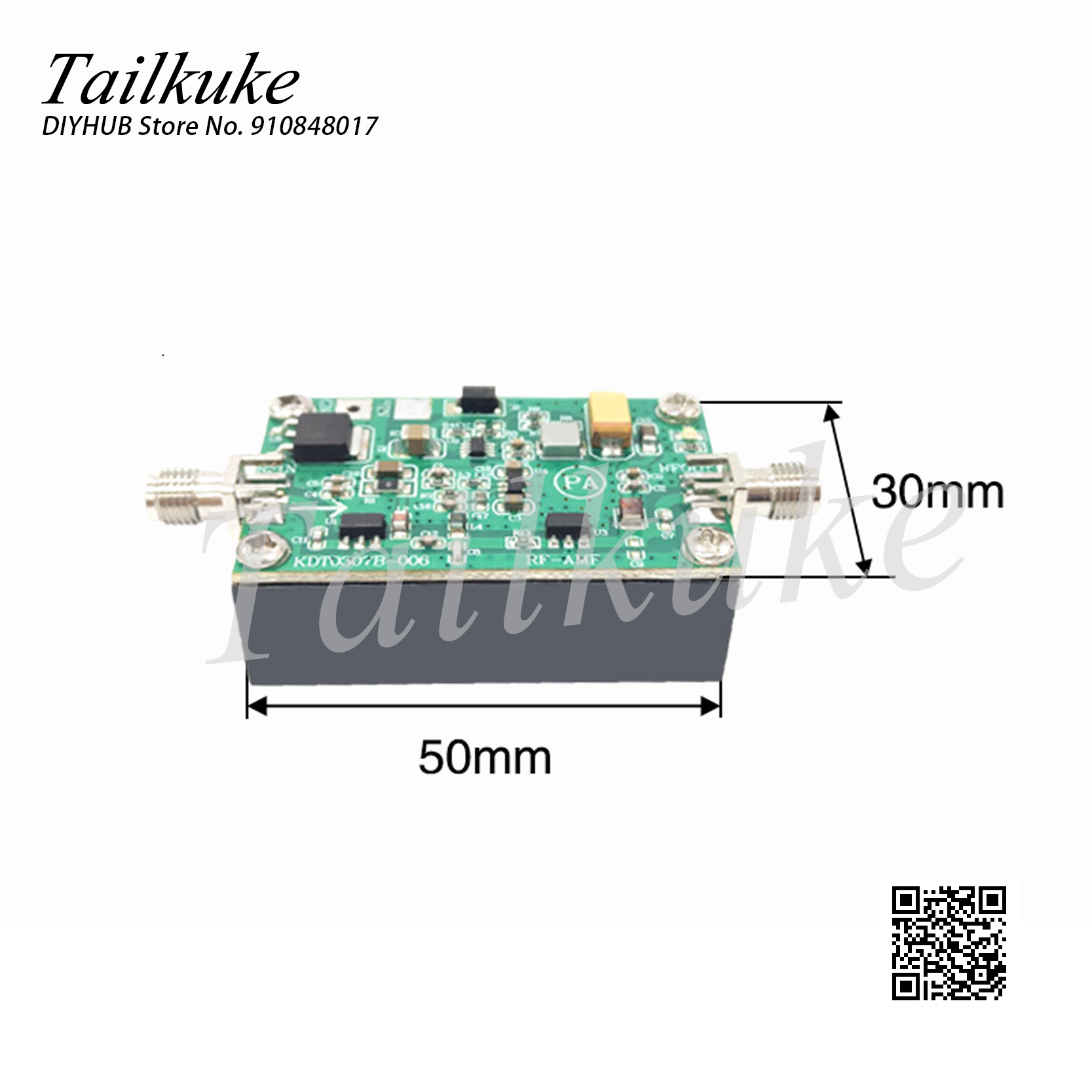 100mhz-2ghz RF Amplifier 1W Medium Power Amplifier Broadband RF Amplifier