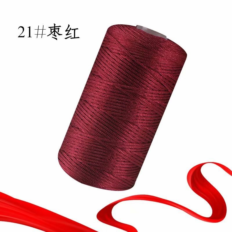 1.5Mm Dikte Gehaakt Garen Dun Ijs Gemengd Gevlochten Katoenen Draad Voor Diy Hand Breien Tas Hoed Schoenen 100Gram Rol 60 Kleuren