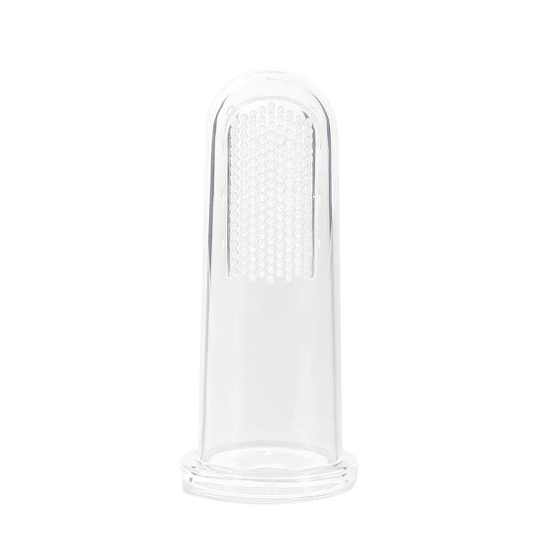 1Pcs Zachte Vinger Tandenborstel Hond Dental Cleaning Tanden Care Hygiëne Borstel Huisdieren Hond Kat Schoonmaakproducten Teddy Hond tanden Tool