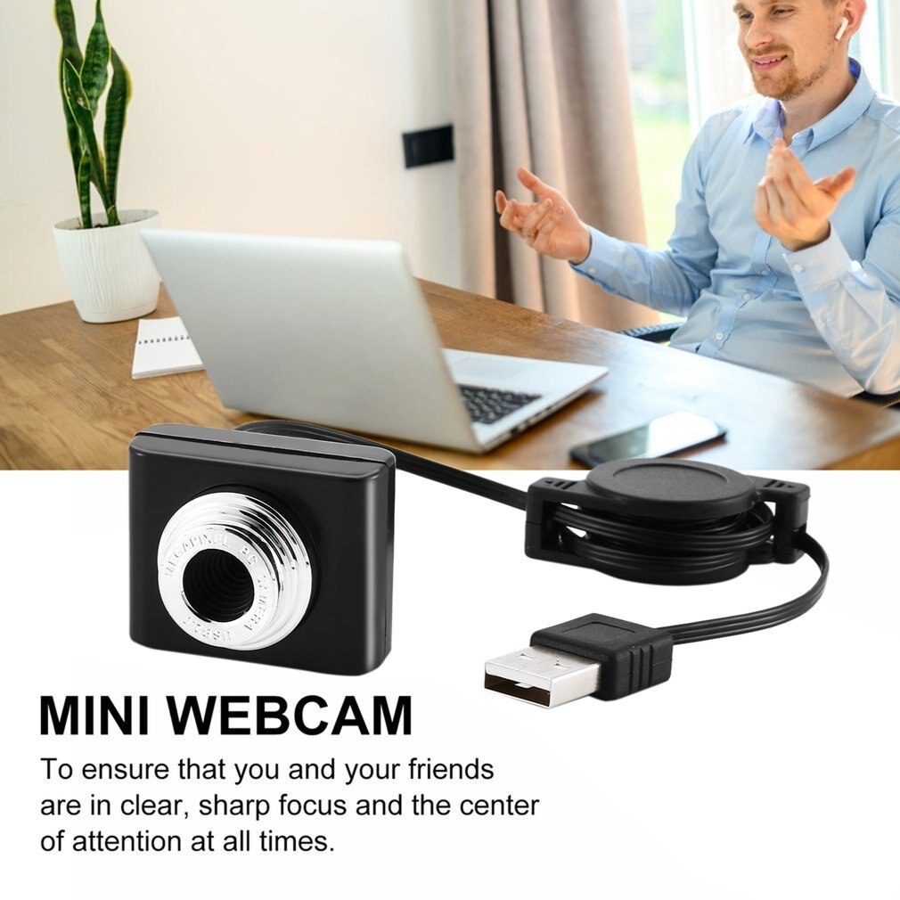 8 Miljoen Pixels Mini Webcam Hd Web Computer Camera Met Microfoon Voor Desktop Laptop Usb Plug En Play Voor Video bellen