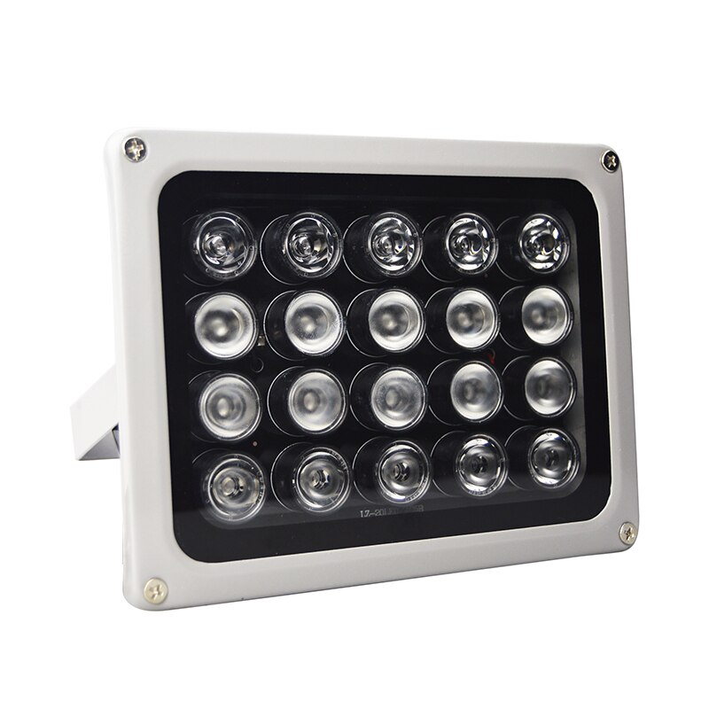 20 kpl infrapuna lediä 850nm ir 90 asteen valaisin yönäköön vedenpitävä led-infrapuna valo cctv-valvontakameralle