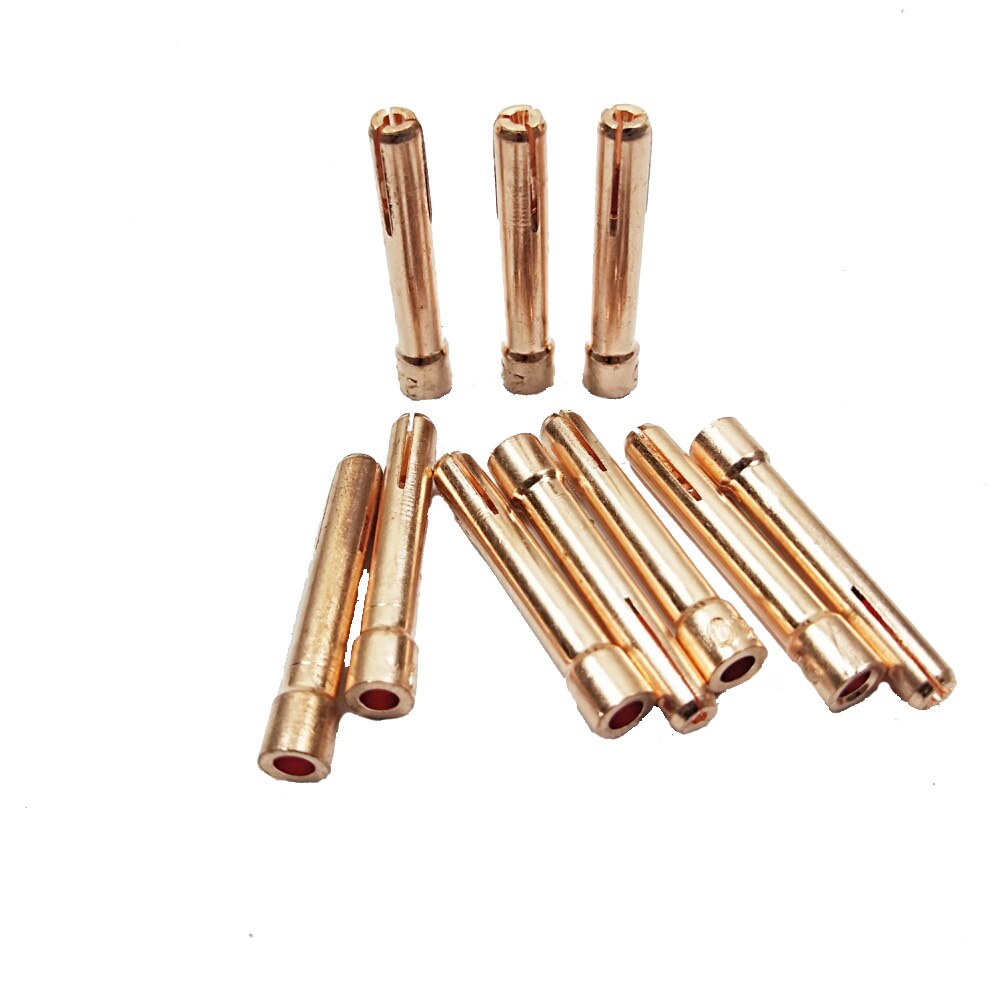 20 stk /4 stk argon svejsning tig brænder forbrugsmateriale 1.0mm 1.6mm 2.0mm 2.4mm 3.0mm 3.2mm tig wolfram elektrode spændespænde