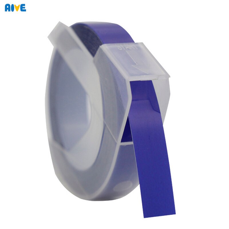 Embossing Label Tape - 6mm Width - 5 Pack - Compatible with DYMO 1540 1595 12965 - Plastic