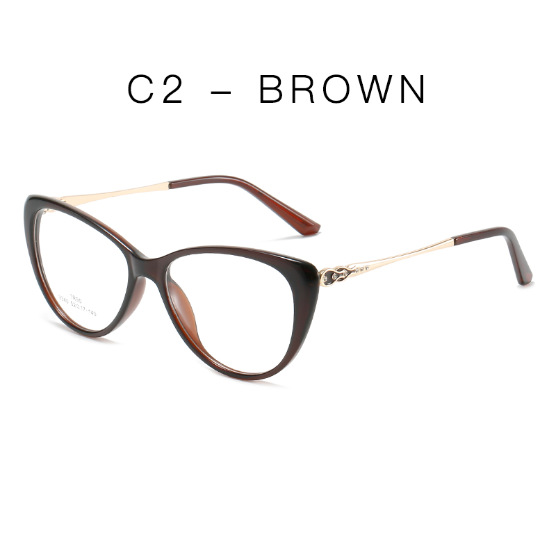 Hotochki Blue Light Blocking Women Glasses Frame UV400 Prescription Female Eyeglasses Eyewear Blue Ray Spectacles: C2