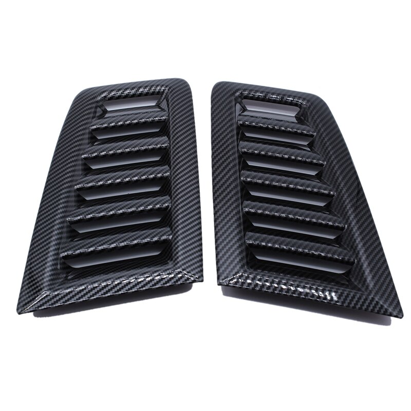 2Pcs Car Front Engine Hood Bonnet Vents Louver Hood Air Outlet Universal for Ford Focus MK2 ST for Mustang: Default Title