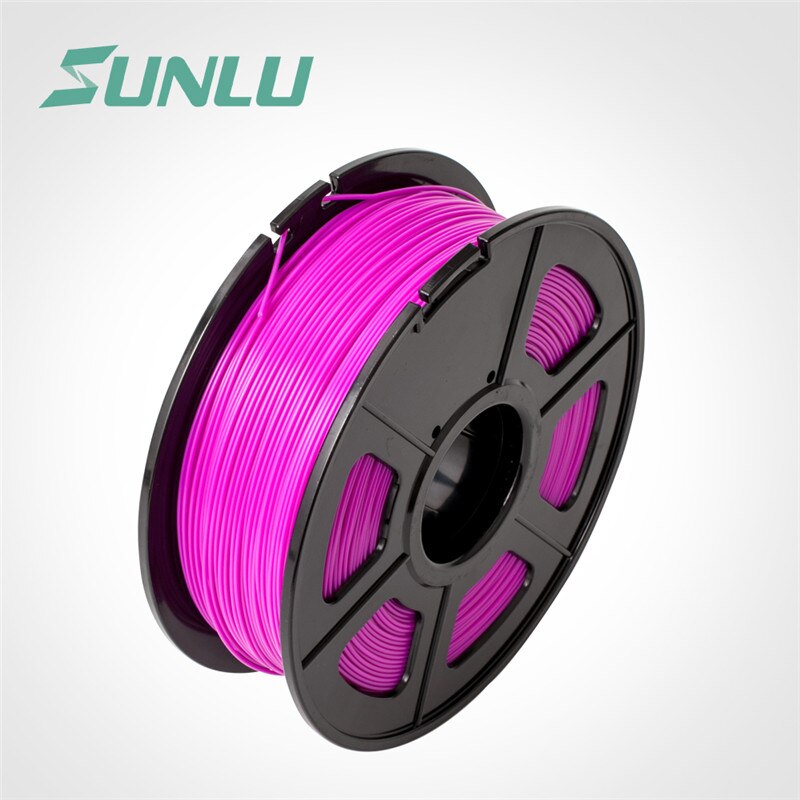 SUNLU PLA Filament 1.75mm 1KG With Spool Plastic PLA 3D Printer Filament Good Toughness Materials: PLA-FUCHSIA