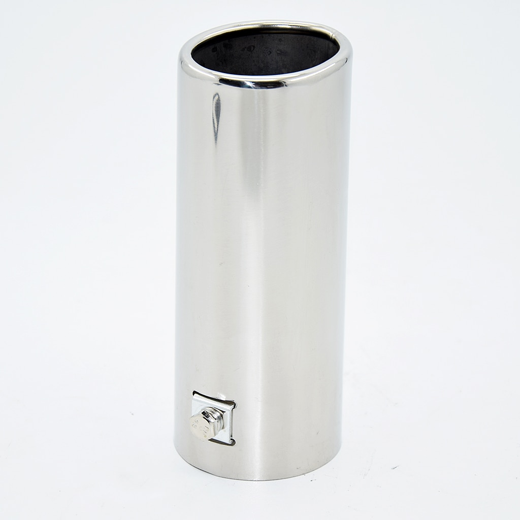 MagiDeal 64mm Stainless Steel Car SUV Exhaust Pipe Tail Muffler Tip 152mm