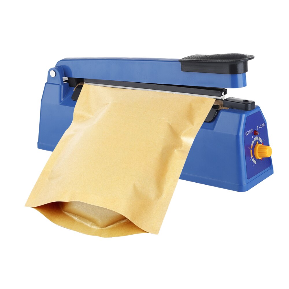 Blue Food Sealer Packaging Machine Impulse Sealer Heat Sealing Machine Kitchen Food Sealer Vacuum Bag Sealer Packing Tools