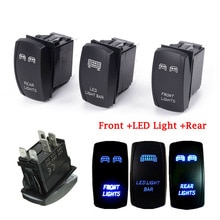 1 Set Voor & Achter & Led Licht Bar Rocker Switch Voor Utv Polaris Rzr 900 1000 Ranger: Default Title