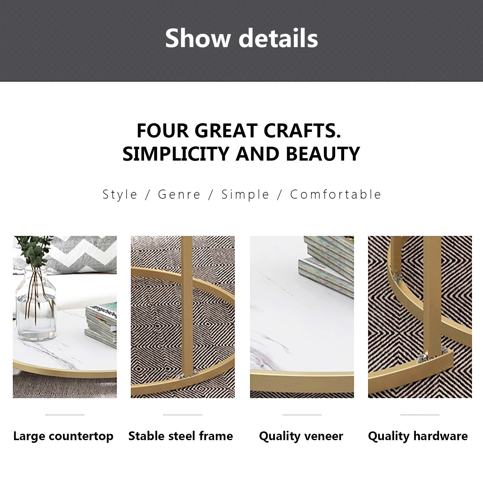 Round Table Nordic Small Coffee Table Modern Home Living Room Sofa Round Table Bedside Multifunctional Removable Table