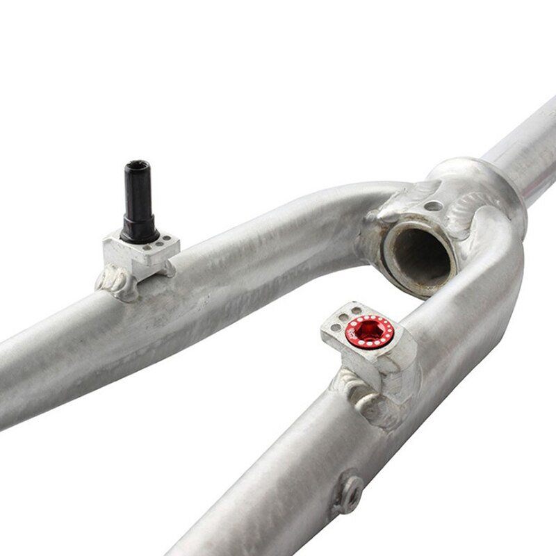 Tornillo de aluminio para bicicleta de carretera, piñón fijo M10 x 1,25, tornillos de montaje de poste de frenos