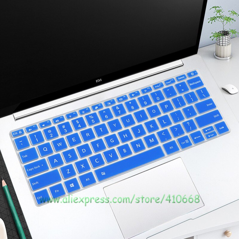 Per RedmiBook Pro 14 14 pollici/Xiaomi Mi redmibook 14 ii / RedmiBook 14 &quot;copertura della tastiera del computer portatile protezione della pelle Silicone: Blue
