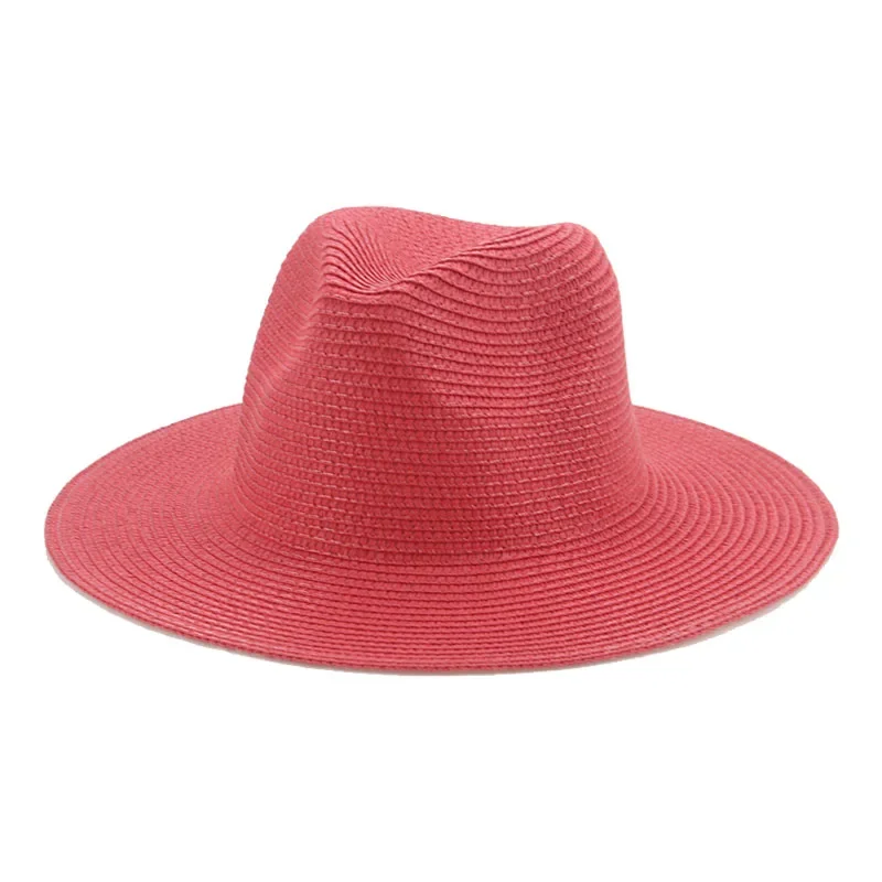 Vrouwen Hoeden Grote Rand 11Cm Mannen Vrouwen Kaki Wit Zwart Stro Hoeden Zon Strand Vrouwen Zomer Emmer Hoeden sombrero De Mujer: Zilver