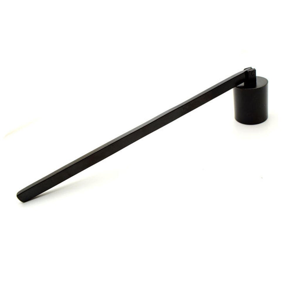 Candle Snuffer Candle Extinguisher with Handle Hinged Candlesnuffers Wick Snuffer Candle Accessory for Candle Stopper: black