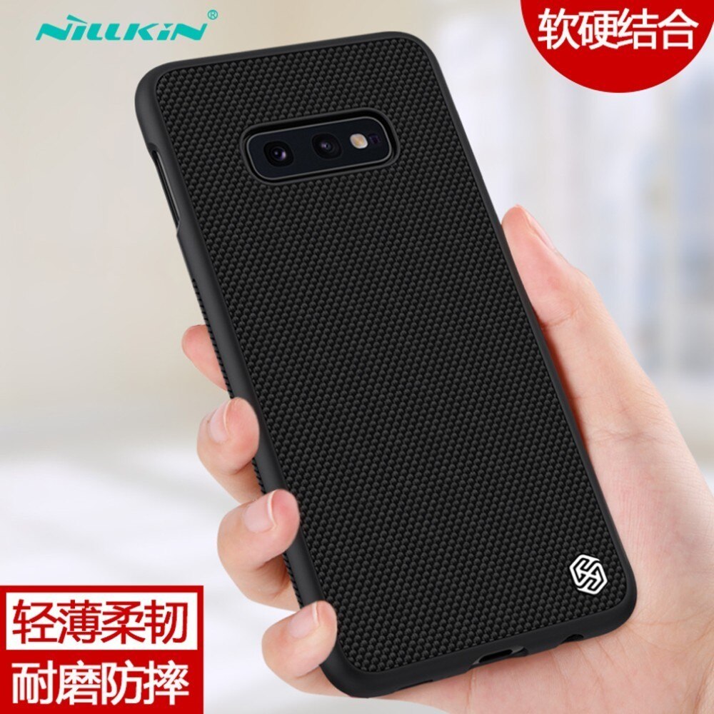 Nillkin Nylon PC Plastic Back Cover voor Samsung Galaxy S10e case protector cover 5.8 ''Voor Samsung S10e