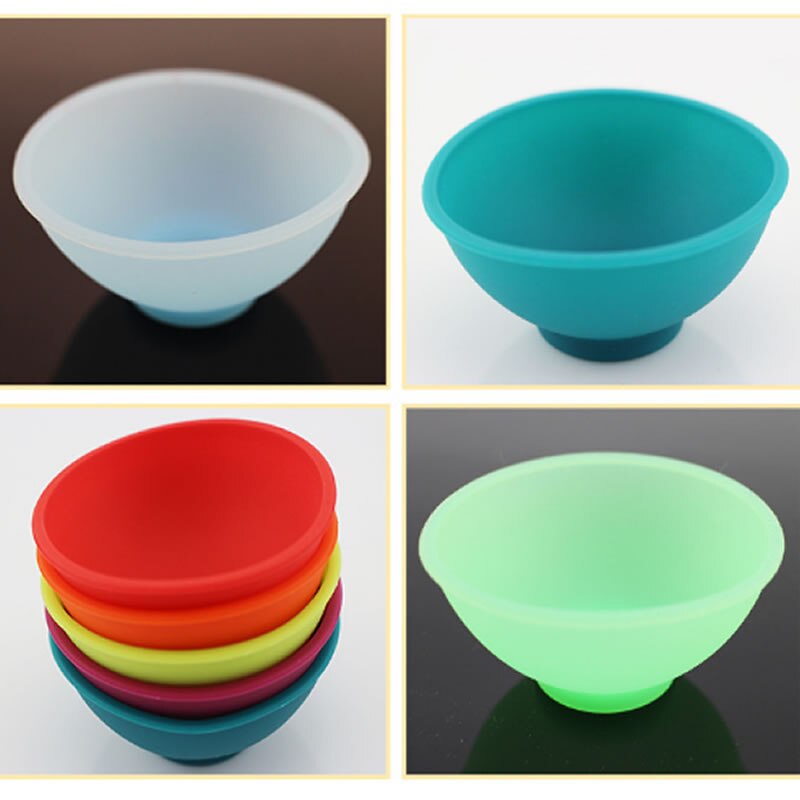 Silicone Mini Bowl Silicone Bowl Baby Solid Food Bowl Kitchen Seasoning Bowl Mask Dishes Children's Products