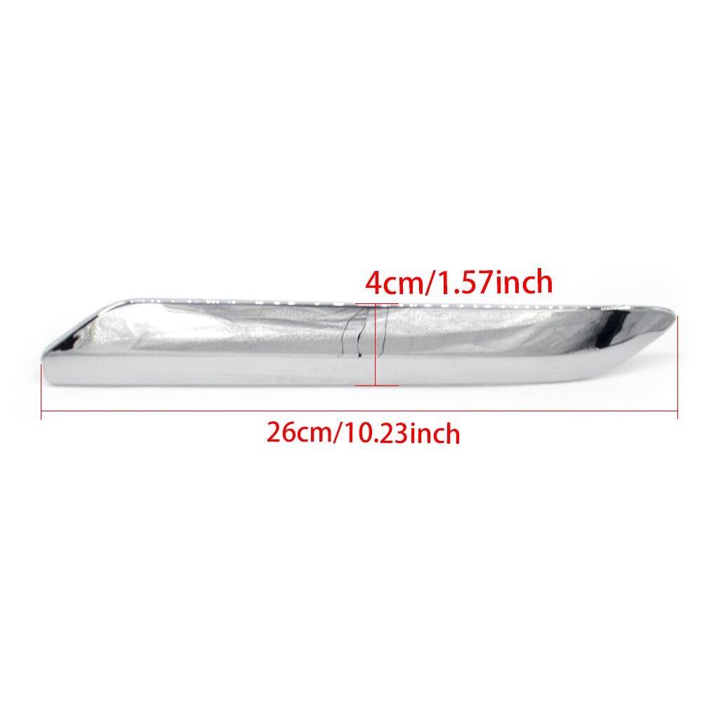Chrome Front Rear Bumper Cover Trim Strip Sticker For Citroen C5 X7 2007 Anti-scratch Protection Styling DIY Decoration