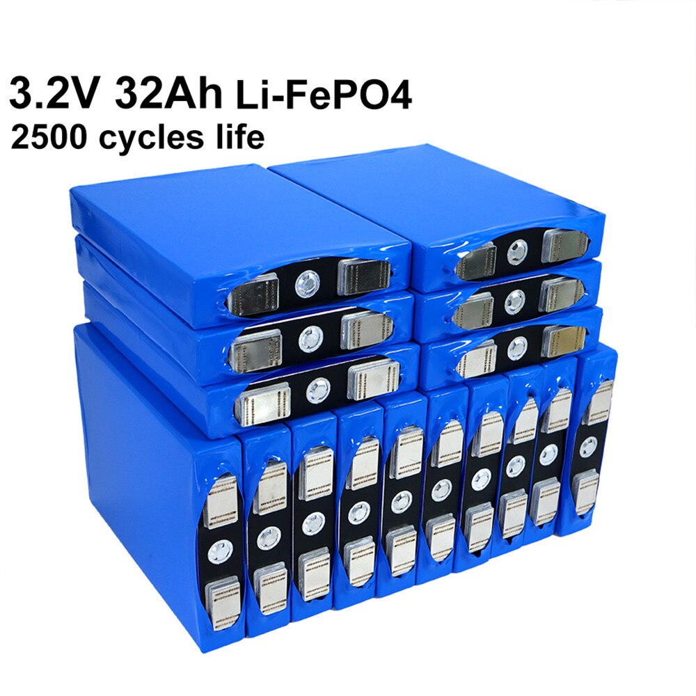 3,2 V 32Ah batterie pack LiFePO4 phosphat Große kapazität 32000mAh Motorrad Auto motor batterien änderung Nickel