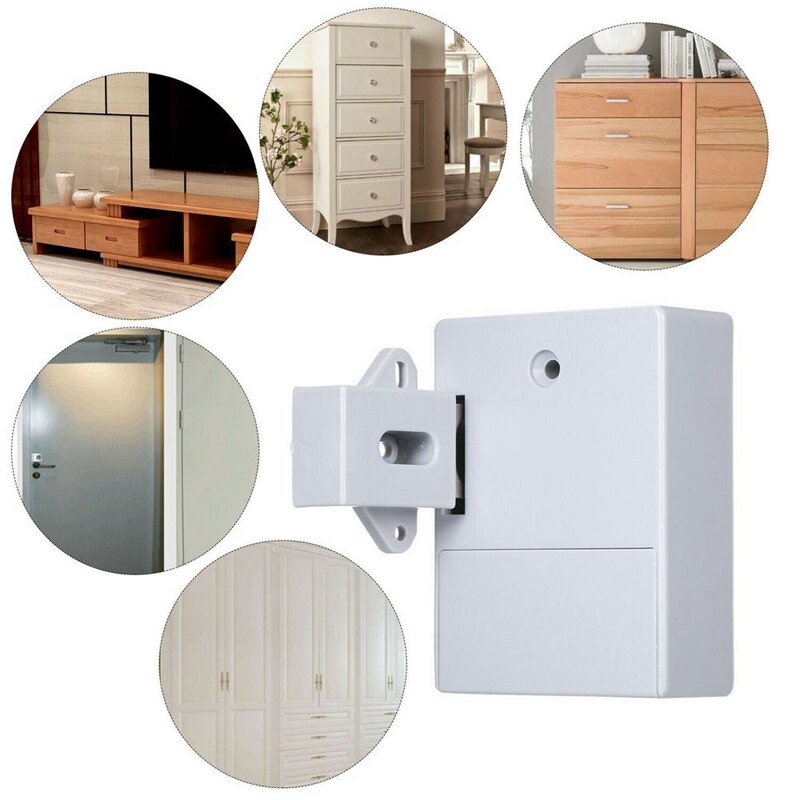 Invisible RFID Free Opening Intelligent Sensor Cabinet Lock Locker Wardrobe Shoe Cabinet Drawer Door Lock Safety Protect