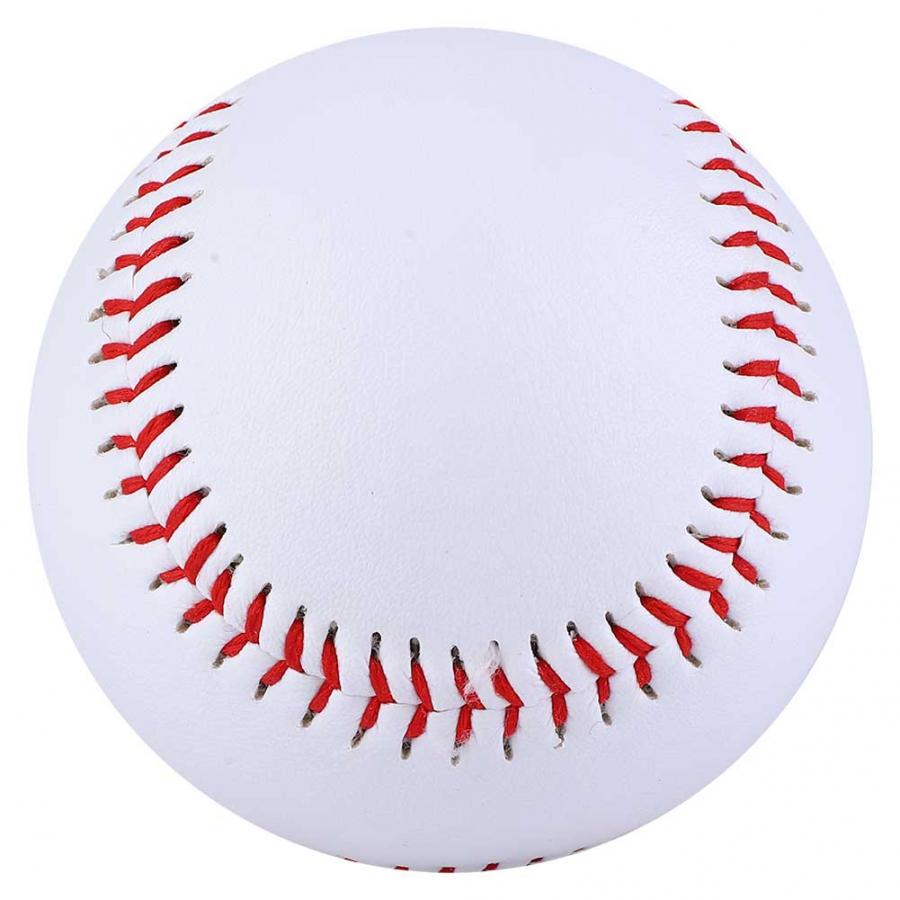 Pelota de entrenamiento de béisbol de 9 pulgadas, Base blanca duradera, práctica de béisbol, juego equipo deportivo de Softball de PVC para accesorios deportivos