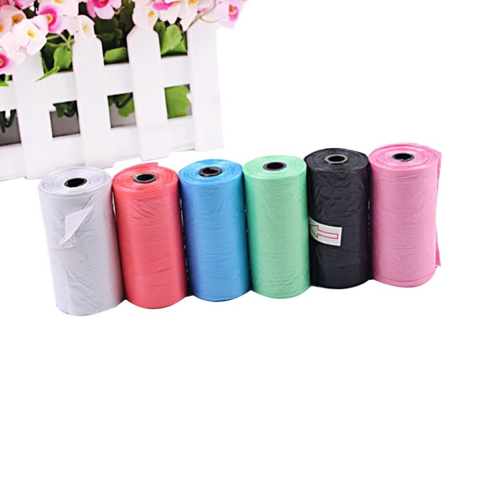 Nuovo 1 rotolo Pet Dog immondizia borsa da viaggio per la pulizia raccogliere rifiuti Poop Bag ricariche fornitura per criceto