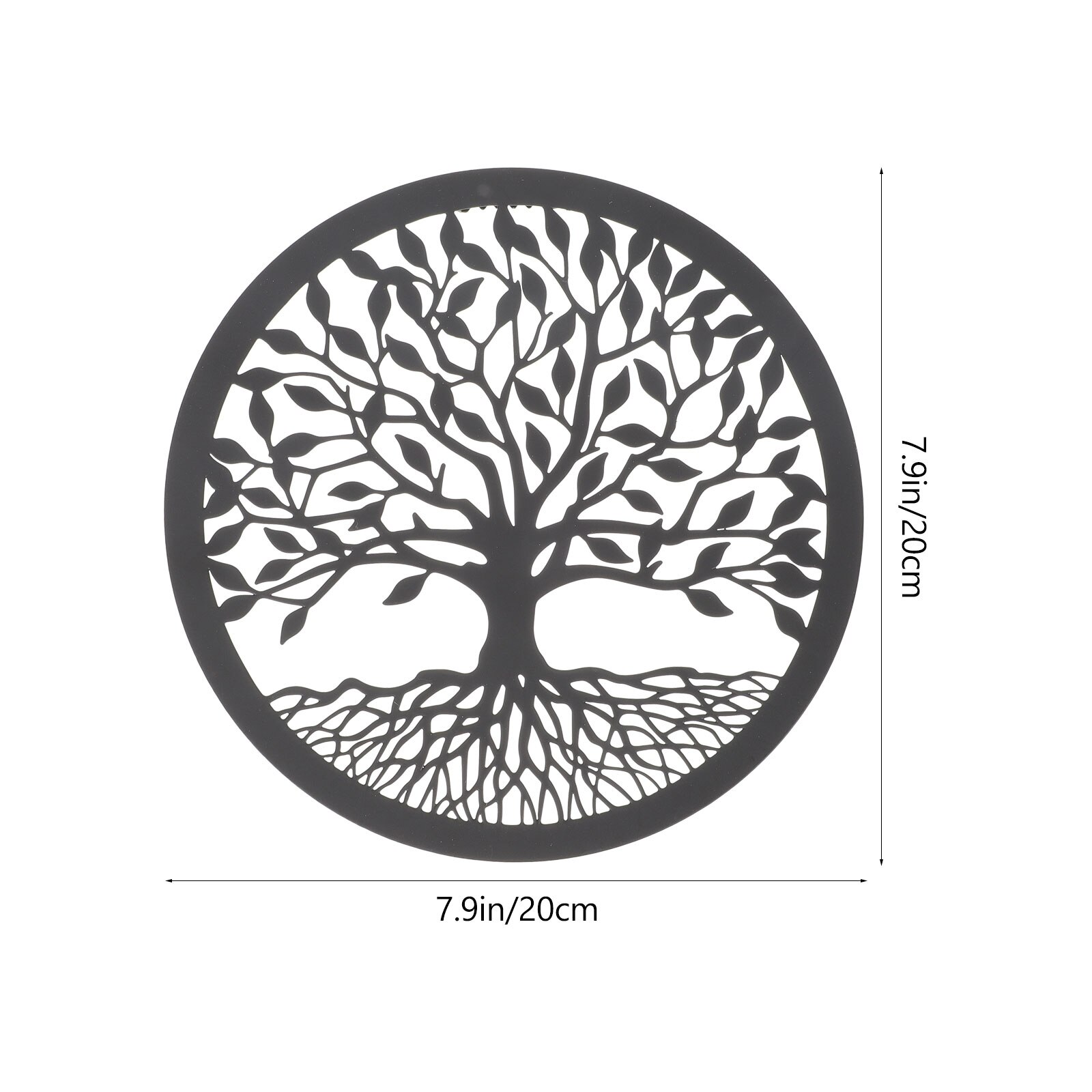 Iron Silhouette Wall Decor Hanging Iron Craft Wall Decor for Home Garden Yard