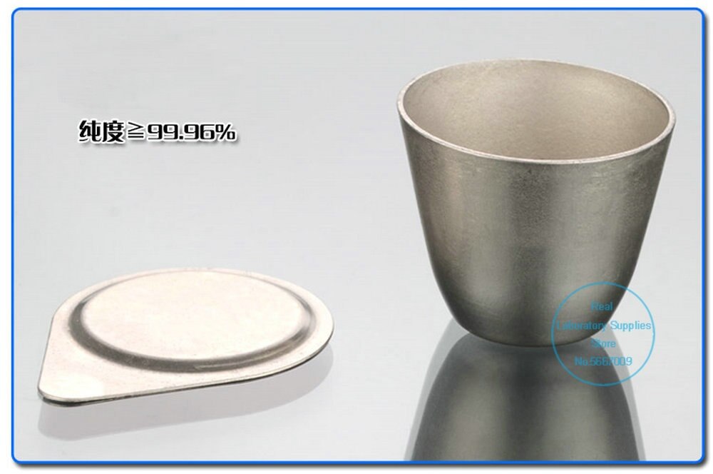 1 stücke labor 30ml /50ml Nickel tiegel mit abdeckung für hohe temperatur und Alkali widerstand