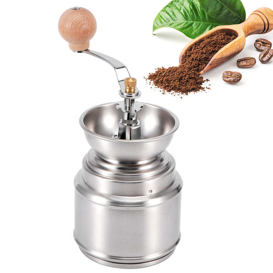Draagbare Handmatige Koffiemolen Rvs Verstelbare Coffe Bean Pepermolen Huishoudelijke Keuken Gadgets
