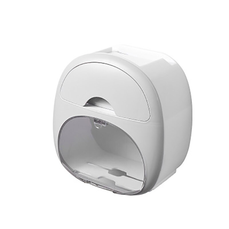 Punch-Free Roll Paper Drawer With Drawer Garbage Bag Bathroom Large-Capacity Storage Box Household Goods Bathroom Accessories: Gray