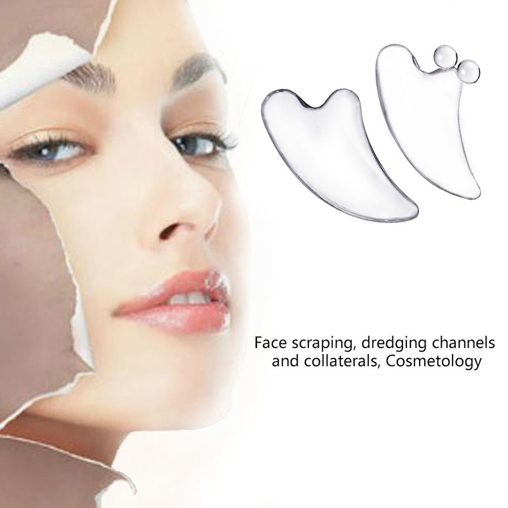 Cystal Guasha Massage V-face Tool Gua Sha Body Facial Slimming Tool Anti-wrinkle Beauty Board Traditional Chinese Acupoints