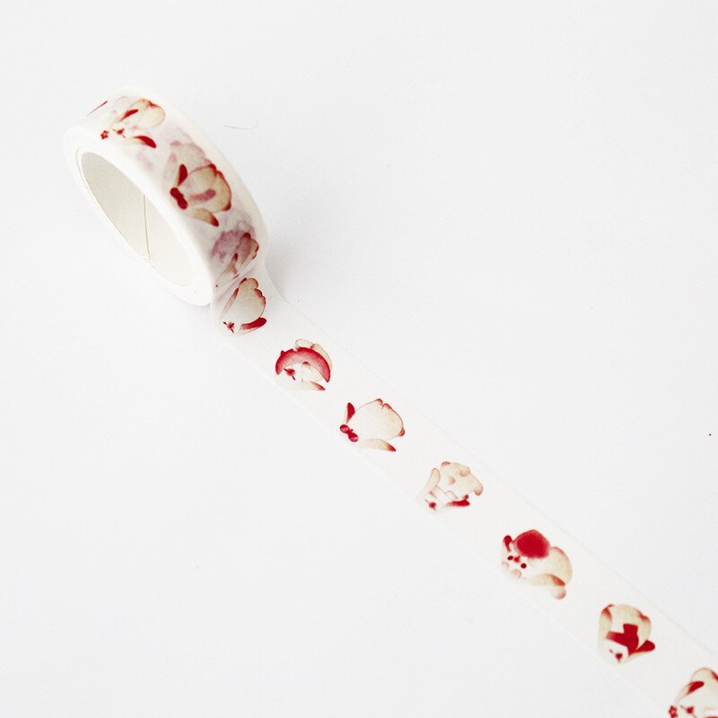 15Mm X 7M Roze Fall Eenhoorn Papier Leuke Washi Tape Japanse Briefpapier Decoratieve Afplakband Stickers Scrapbooking: A