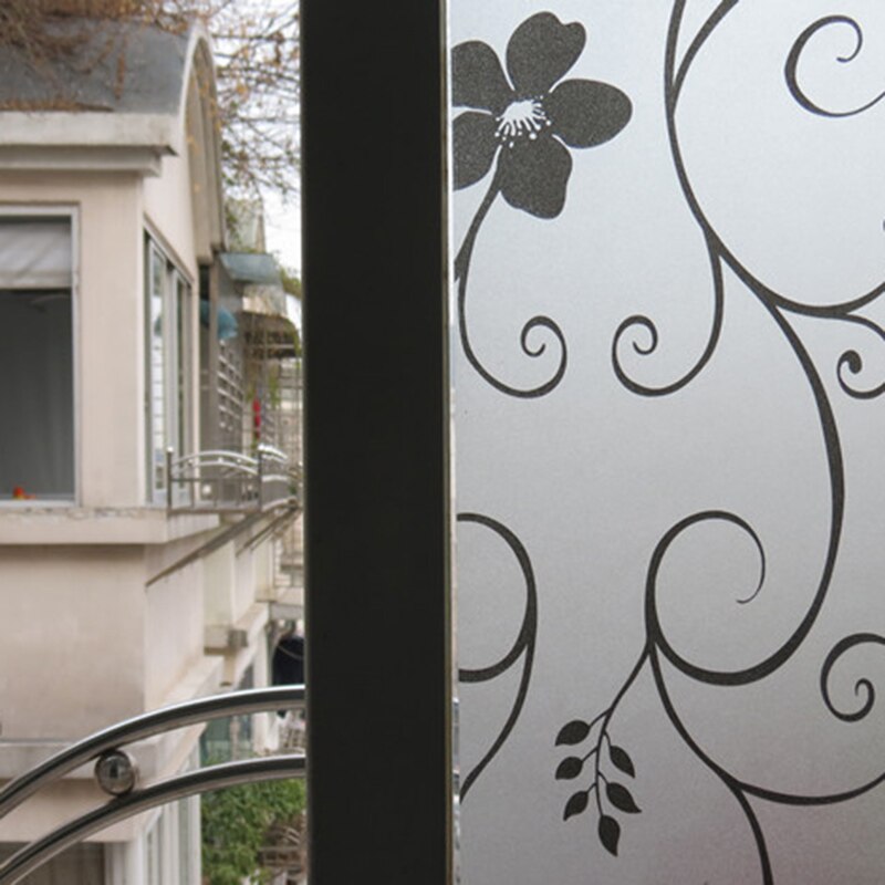 200 X 60CM Room Bathroom Home Glass Window Door Privacy Film Sticker PVC Frosted
