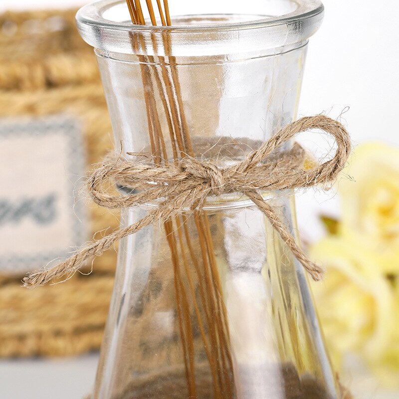 1 Mm/2 Mm/3 Mm Breed Natuurlijke Jute Touw Kerst Decoratie Cadeau Verpakking Touw Hand Made Fijne linnen Opknoping Tag Touw