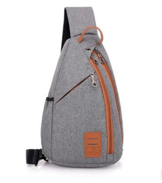 Uosc heren borsttas grote capaciteit schoudertas multifunctionele crossbody tas voor mannen koerierstas reisrugzak: Grijs
