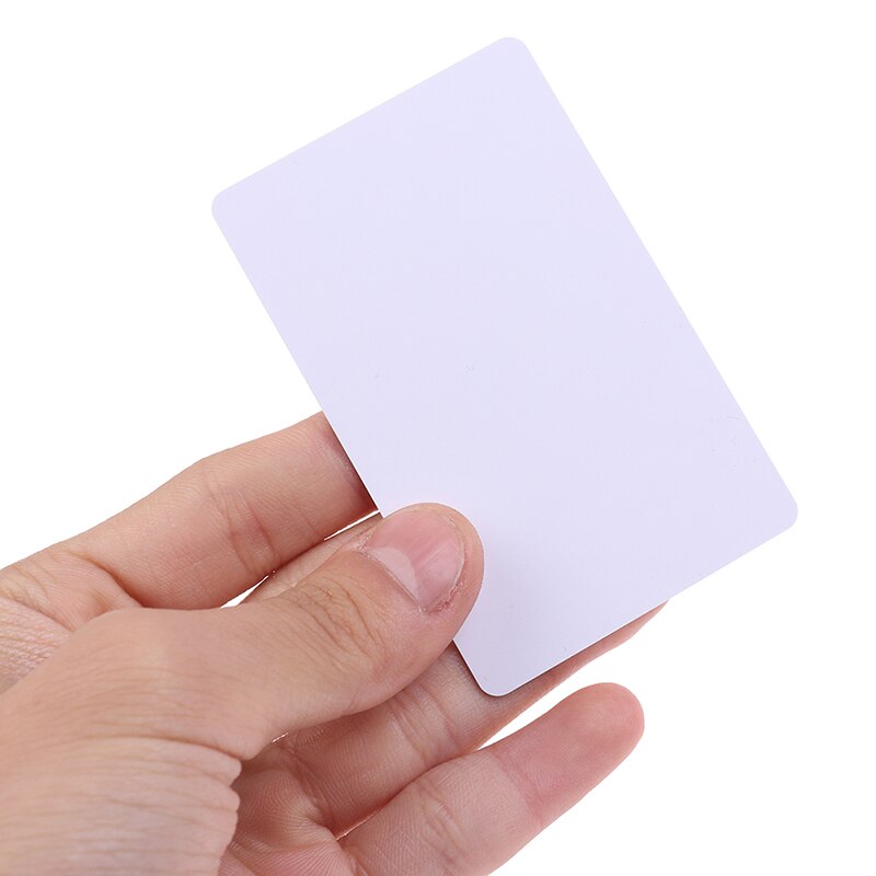10pcs RFID Key Tag Access Control Card 13.56 MHZ Contactless High Frequency IC Cards White PVC Access Attendance NFC Card