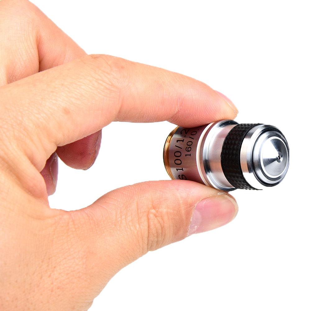 100X 185 Biological Microscope Achromatic Objectives Lens 160/0.17 DM-WJ005