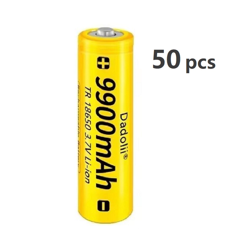 18650 battery 3.7V 9900mAh rechargeable lithium battery for LED flashlight flare battery